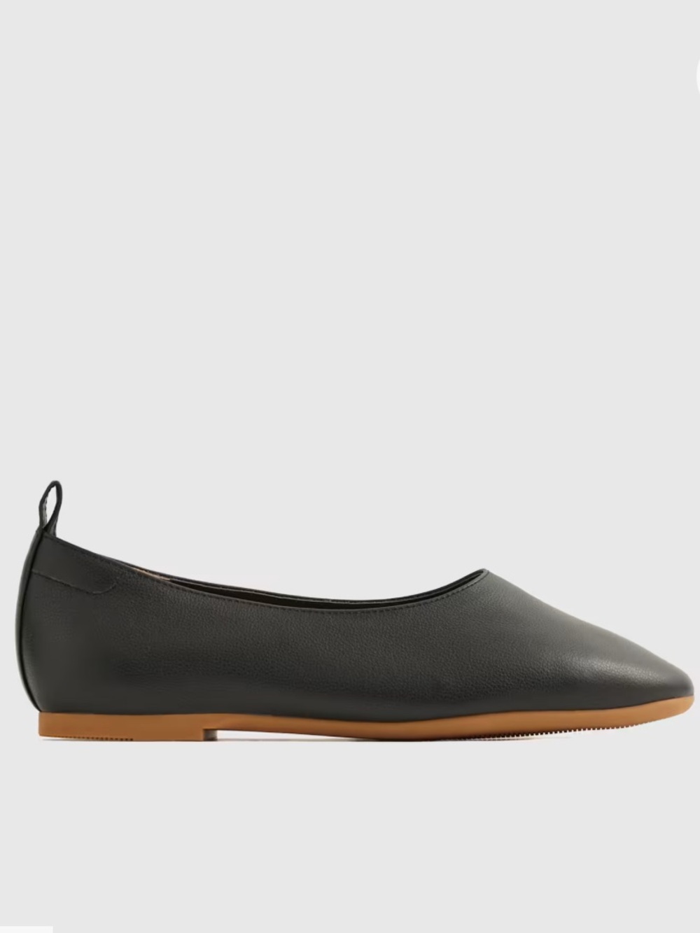 Quince Italian Leather Glove Ballet Flat In Black Size 8.5 NWOT - Picture 4 of 9